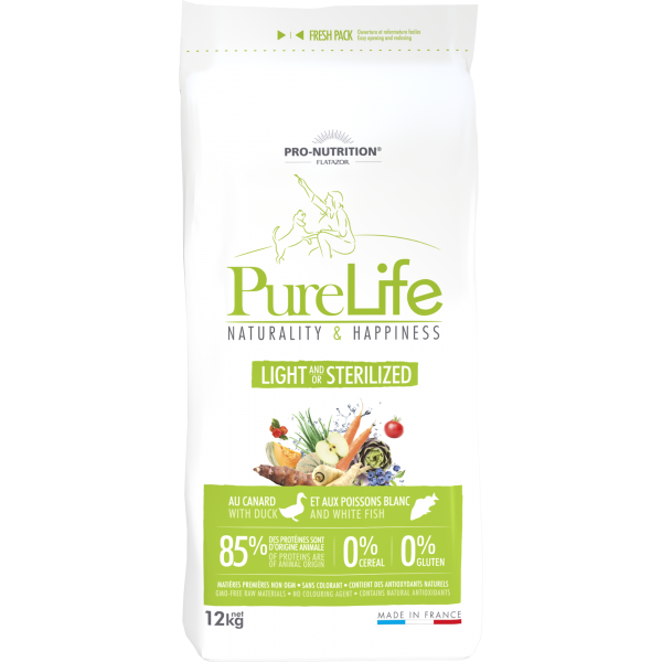 Flatazor Pure Life LIGHT / STERELIZED 12kg