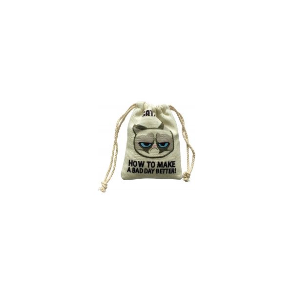 Grumpy Catnip Cat Sack