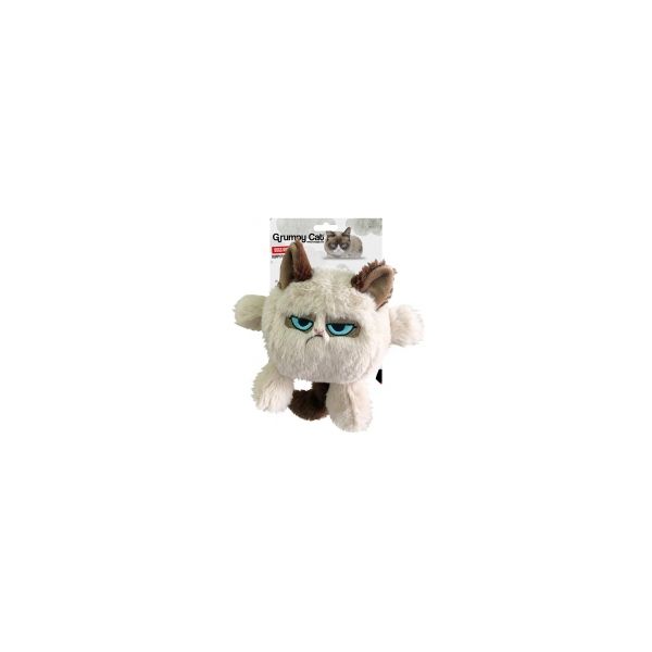 Grumpy Cat Head Dog Toy