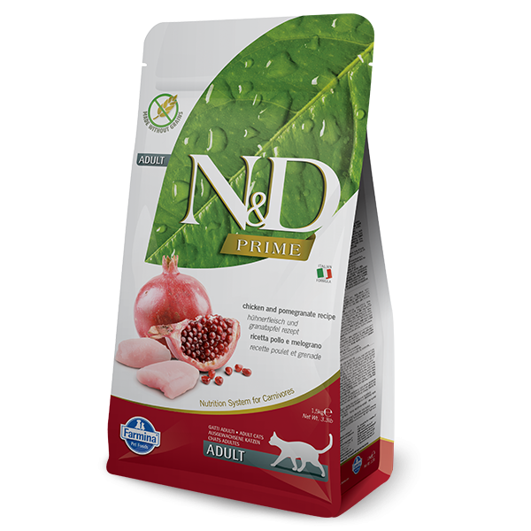 N&D GRAIN FREE CAT CHICKEN AND POMEGRANATE 10KG