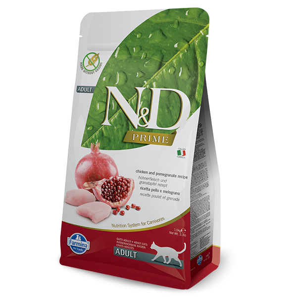 N&D Grain Free Prime Chicken & Pomegranate Adult FELINE-5Kg