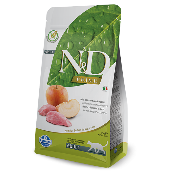 N&D Grain Free Prime Boar & Apple Adult FELINE-300gr
