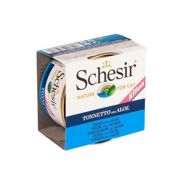 Schesir Com Atum e Aloe Vera Kitten 85gr
