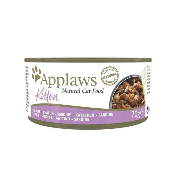 Applaws Natural cat Food Kitten sardine 70gr