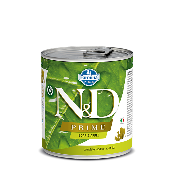N&D Grain free boar and apple wet food adult 285gr