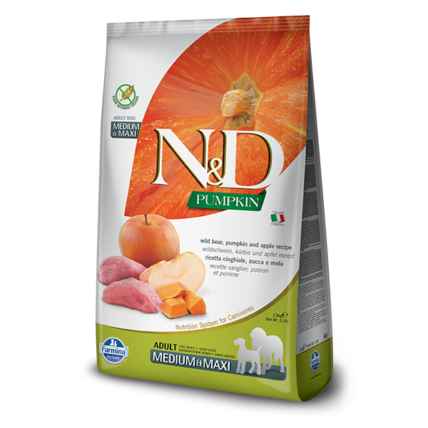 N&D Pumpkin Boar & Apple Adult Dog Medium Maxi 12Kg