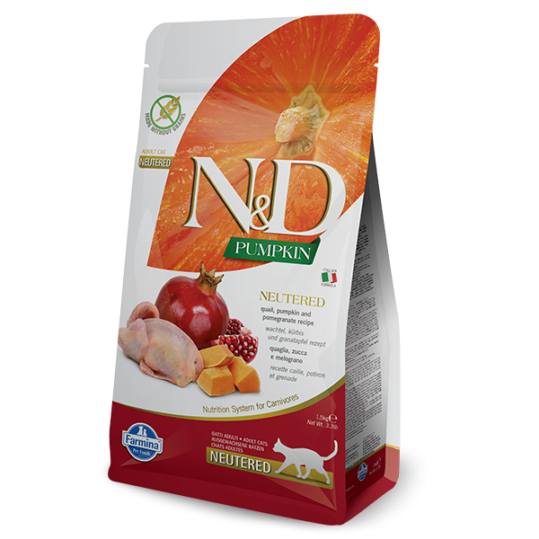 N&D PUMPKIN, QUAIL AND POMEGRANATE NEUTERED-300g