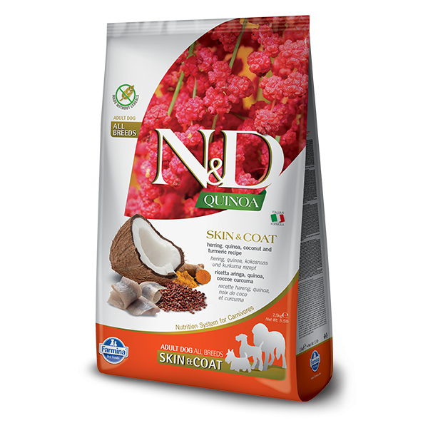 N&D Quinoa Skin & Coat Herring Dog 2,5Kg