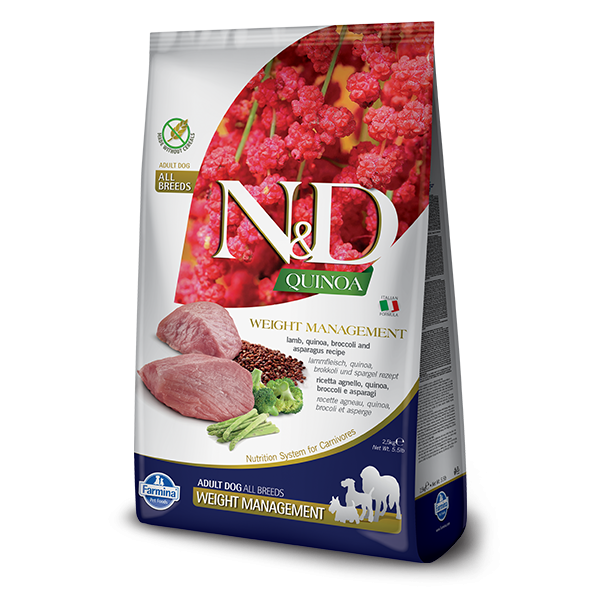 N&D QUINOA WEIGHT MANAGEMENT LAMB-800g