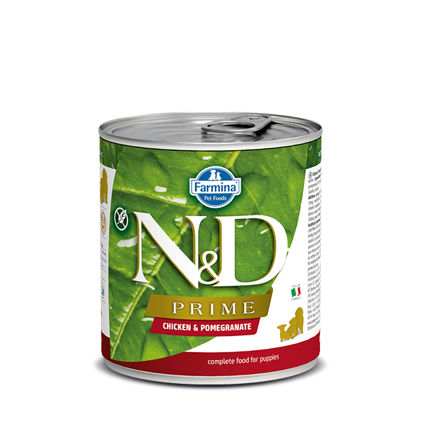 N&D Grain free chiken & Pomegranate puppy wet food 285gr