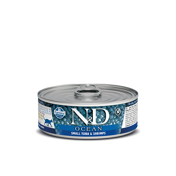 N&D Ocean Tuna, squid & Shrimp Adult wet food 70g