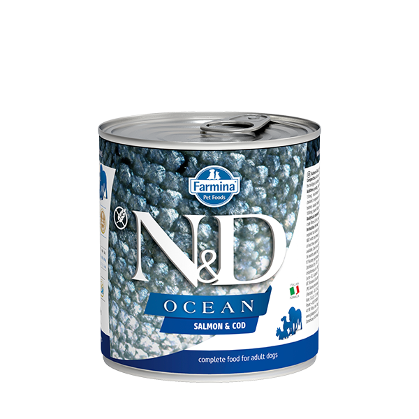 N&D OCEAN - SALMON &COD DOG WET FOOD 285g