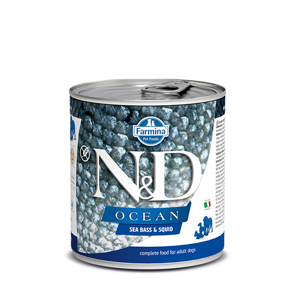N&D OCEAN - COD & SQUID DOG WET FOOD 285g