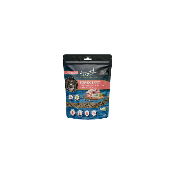 Snack Semi-humido Happy-One BORREGO VACA 190g