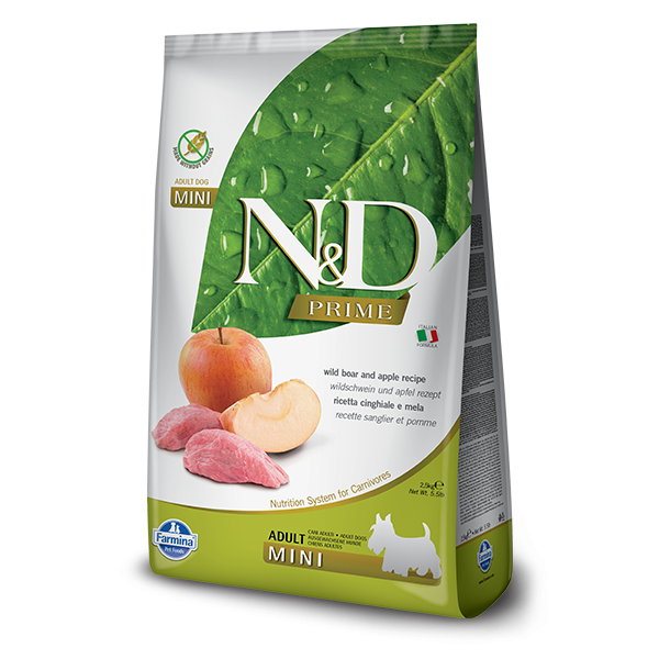 N&D Grain Free Prime Boar & Apple Adult Mini Dog 2,5Kg