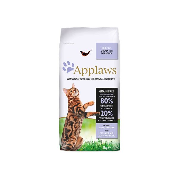 Applaws Cat Food Adult, chicken with extra duck 2Kg