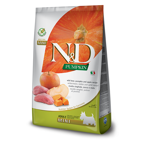 N&D Pumpkin Boar and Aplle Adult mini Dog 7kg