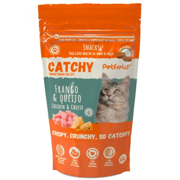 Petfield Catchy Frango & Queijo 60 g