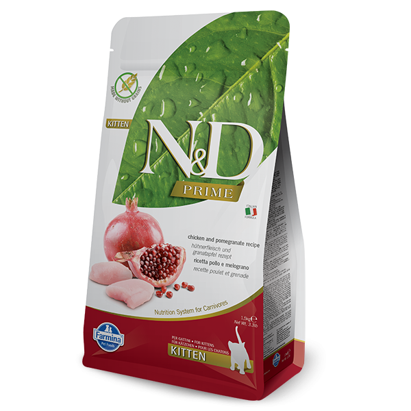 N&D PRIME CAT CHICKEN & POMEGRANATE KITTEN 300G