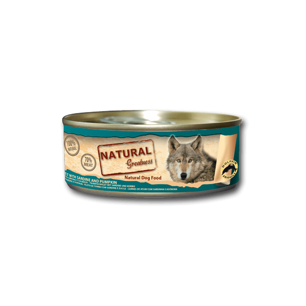 Natural & Greatness Bife de Atum e Sardinhas 156g
