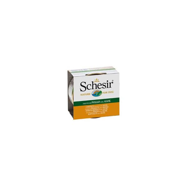 Schesir Cão Adult Filezinhos de Frango com Aloe Vera 150gr