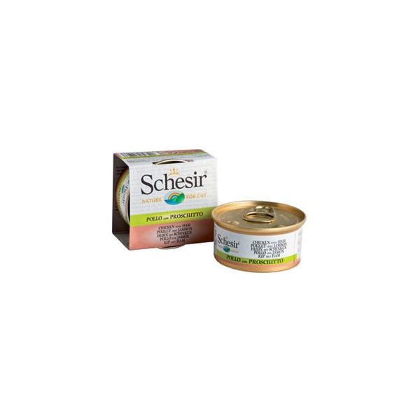 Schesir Com Frango e Presunto em Molho 70gr