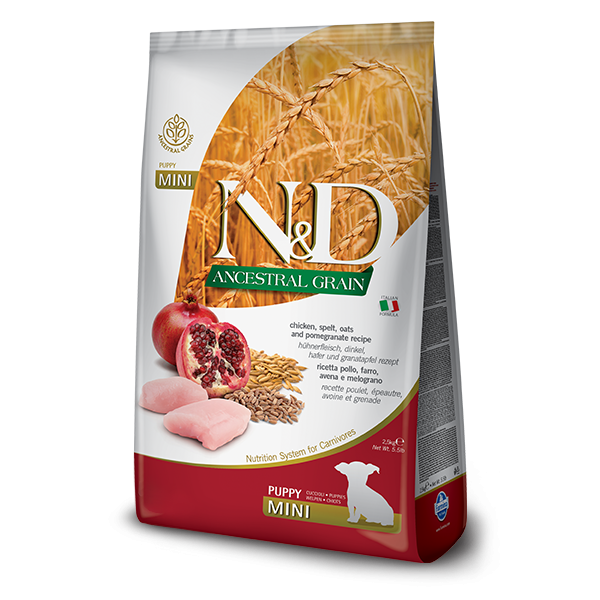 N&D Low Ancestral Grain Chicken & Pomegranate Puppy Mini Dog 800gr
