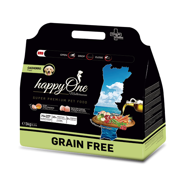 HAPPYONE MEDITERRANEUM CACHORRO 3KG 