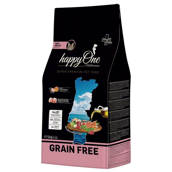 HAPPYONE MEDITERRANEUM GATO 1kg