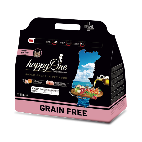HAPPYONE MEDITERRANEUM GATO  3kg