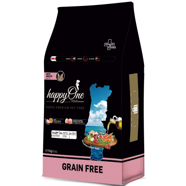 HAPPYONE MEDITERRANEUM GATO  7kg