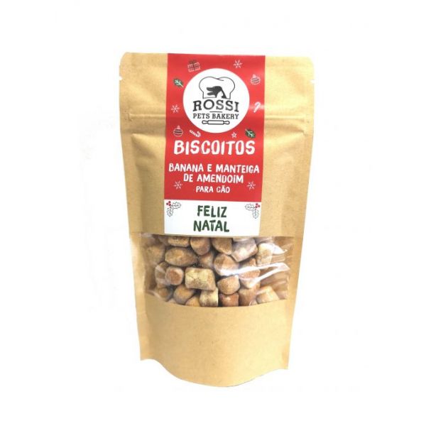 BISCOITOS Rossi da Pet`s Bakery banana e Manteiga de Amendoim 80gr