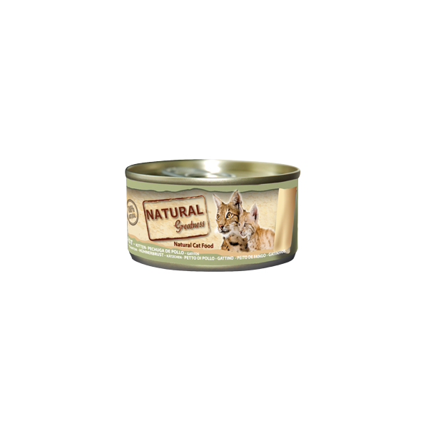 Natural & Greatness peito de frango  Kitten/Adult 70Gr