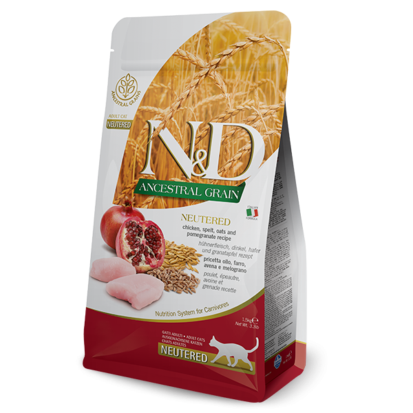 N&D LOW ANCESTRAL CHIKEN AND POMEGRANATE NEUTERED-300g