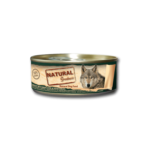 Natural & Greatness Peito de frango com Fígado Vegetais 156g