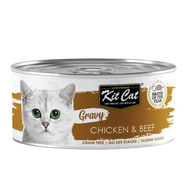 KIT CAT GRAVY chicken & Beef 70gr