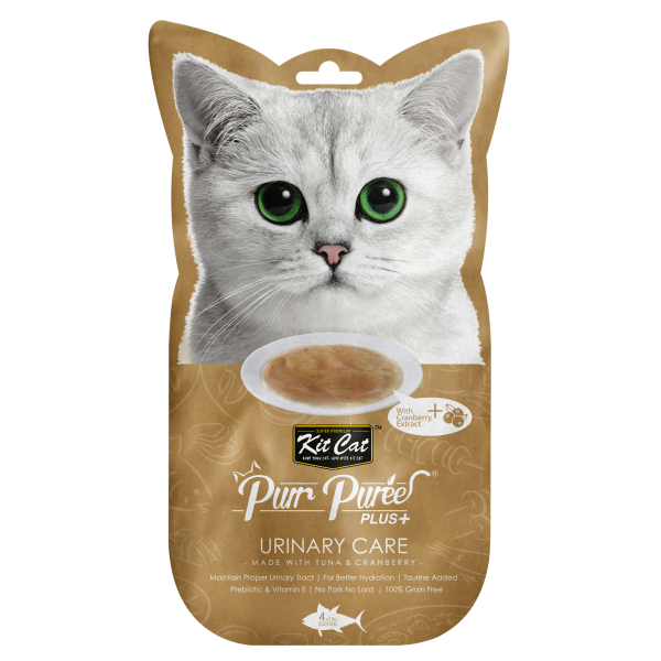 KITCAT PURRPUREE PLUS URINARY CARE (TUNA & CRANBERRY)