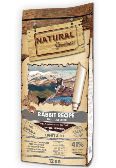 N&G RABBIT RECIPE LIGHT & FIT-2Kg