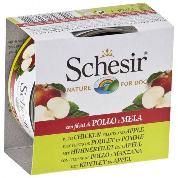 Schesir Com Frango e Maçã 75gr