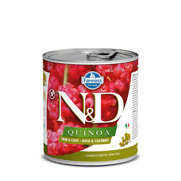 N&D Quinoa Skin&coat duck wet food 285g
