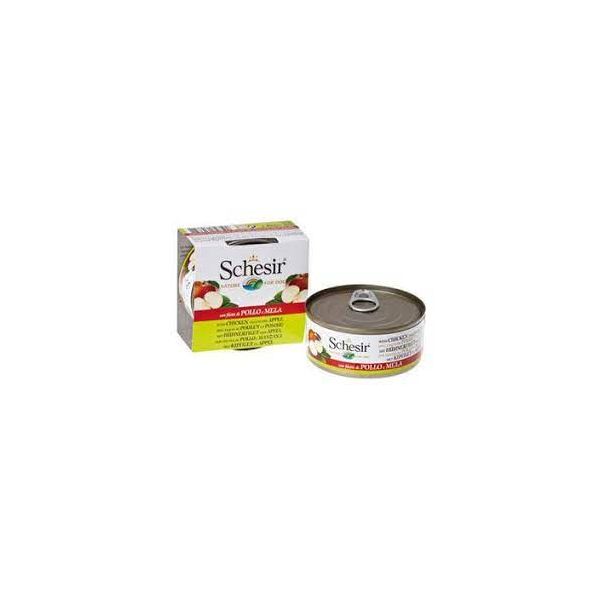 Schesir Cão Adult Filezinhos de Frango com Maçã 150gr