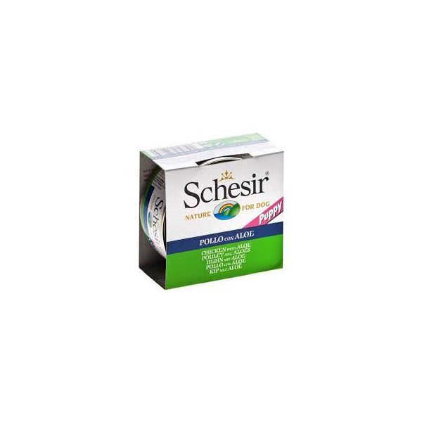 Schesir PUPPY Filezinhos de Frango com Aloe Vera 150GR