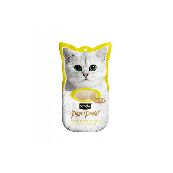 KITCAT PURRPUREE chicken & fiber (hairball Controll)