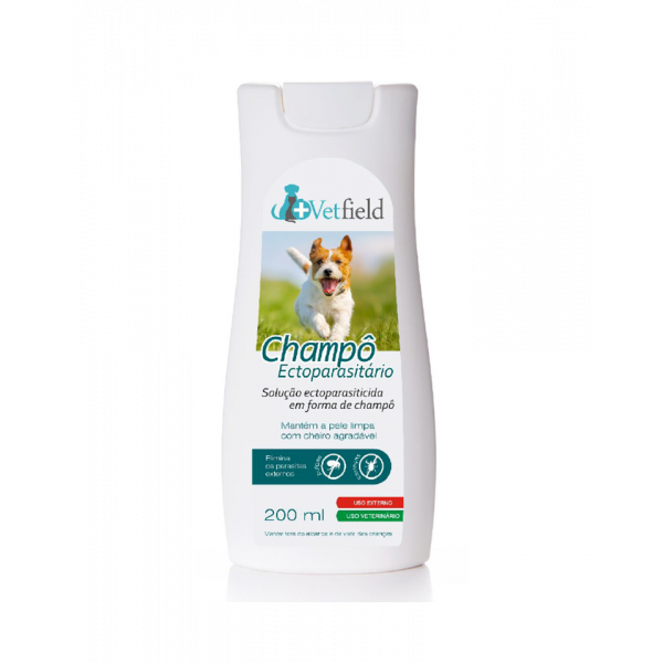 VETFIELD CHAMPÔ ECTOPARASITÁRIO 200 ML