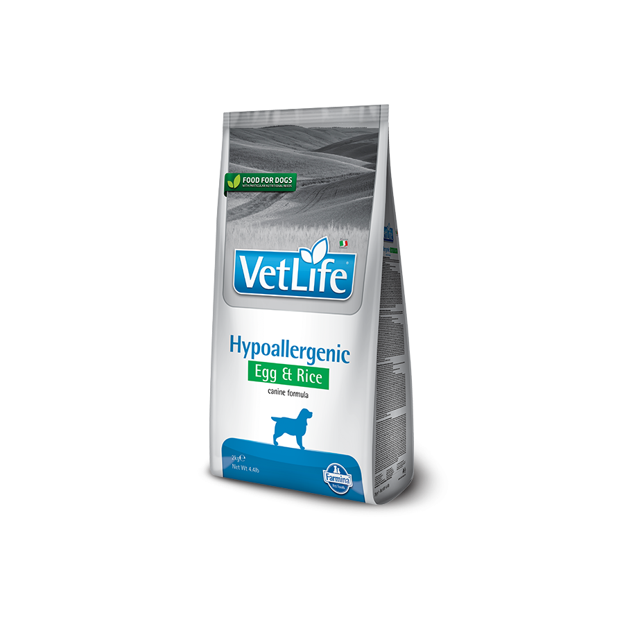 Vet Life Hypoallergenic Egg & Rice Canine